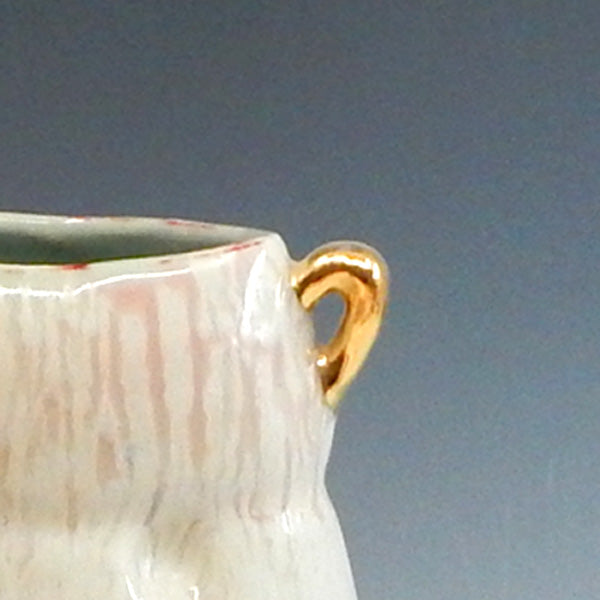 Soft Waterfall Vase in Pink/Green