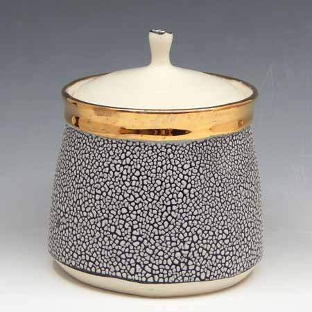 Stash Jar in Black, White & Gold - 40