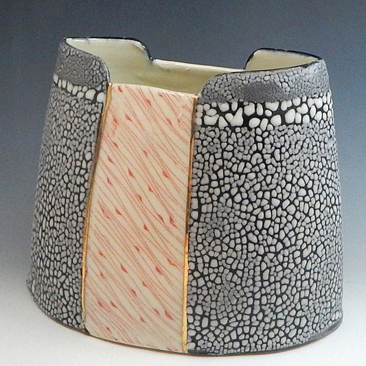 Color Block Vase