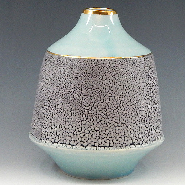 Large Vase in Aqua